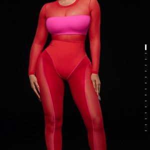 COPY - Ivy Park catsuit from Valentine’s Day collection